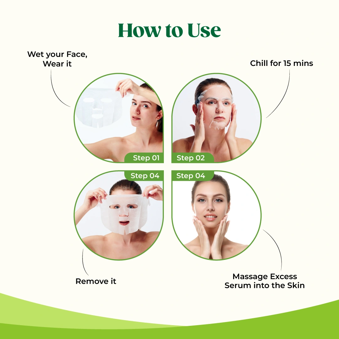 face sheet mask for glowing skin
